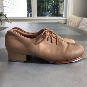 Bloch Tap-Flex Children’s Tap Shoes, Tan, Size 13